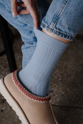 Szałwiowe Damskie Skarpety Merino Comfort