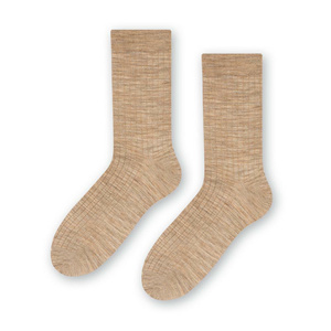 Beżowe Skarpety Męskie Merino Wool Komfort
