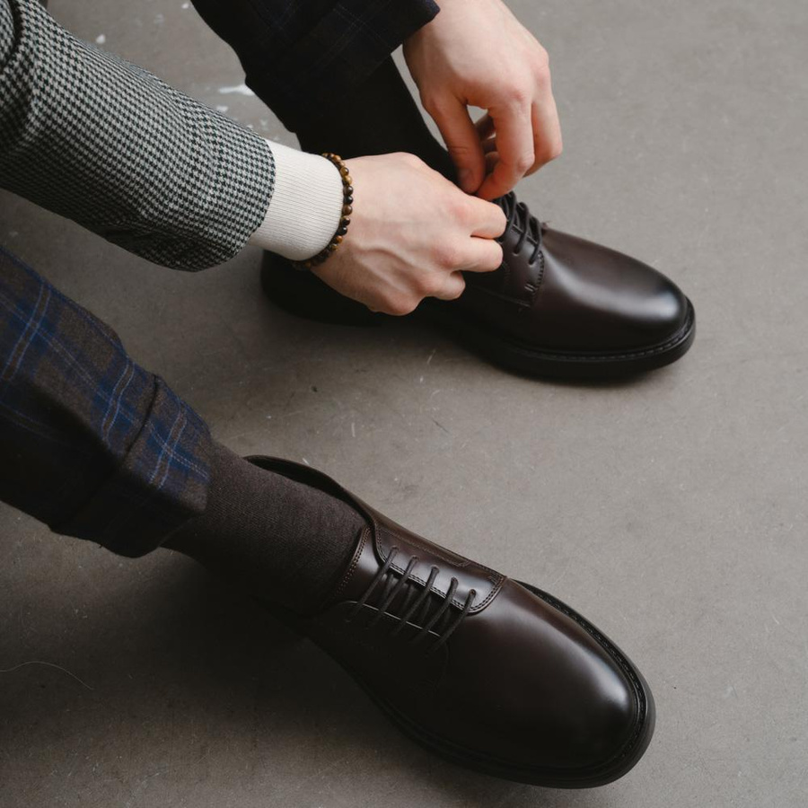 Skarpety męskie garniturowe gładkie Art. 056