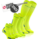 Zestaw 3-pak skarpety sportowe SKB09 SKB11 SKB12 Sesto Senso – idealne dla aktywnych