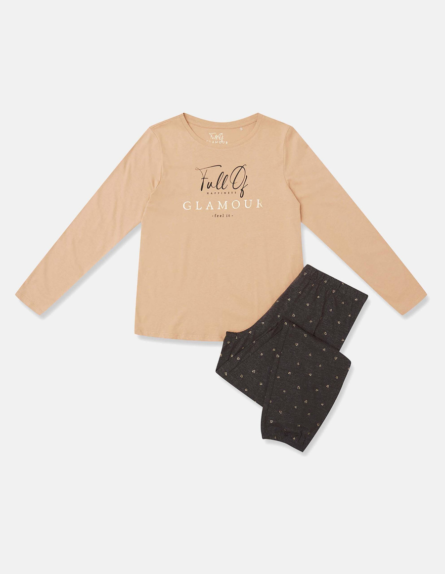 Piżama damska Glam Henderson wielokolorowa bawełniana