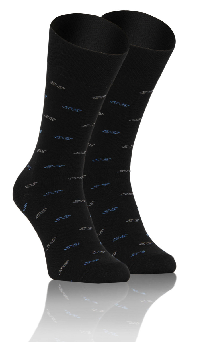 Skarpety bawełniane męskie do Garnituru wizytowe 