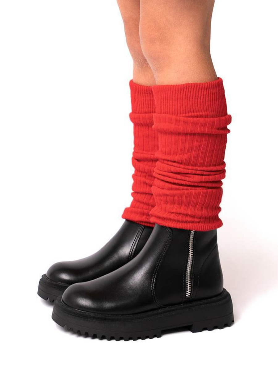 Żółte Bawełniane Getry Dziecięce Comfort
