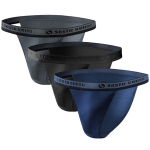 3X Slipy Męskie bawełniane typu Tanga