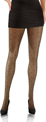 2X Rajstopy w kropki 20 DEN Beti Sesto Senso