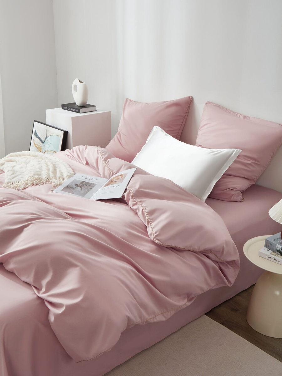 POŚCIEL SATYNA QUEEN PREMIUM PUDER