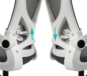 Fotel biurowy V1 ciemny szary