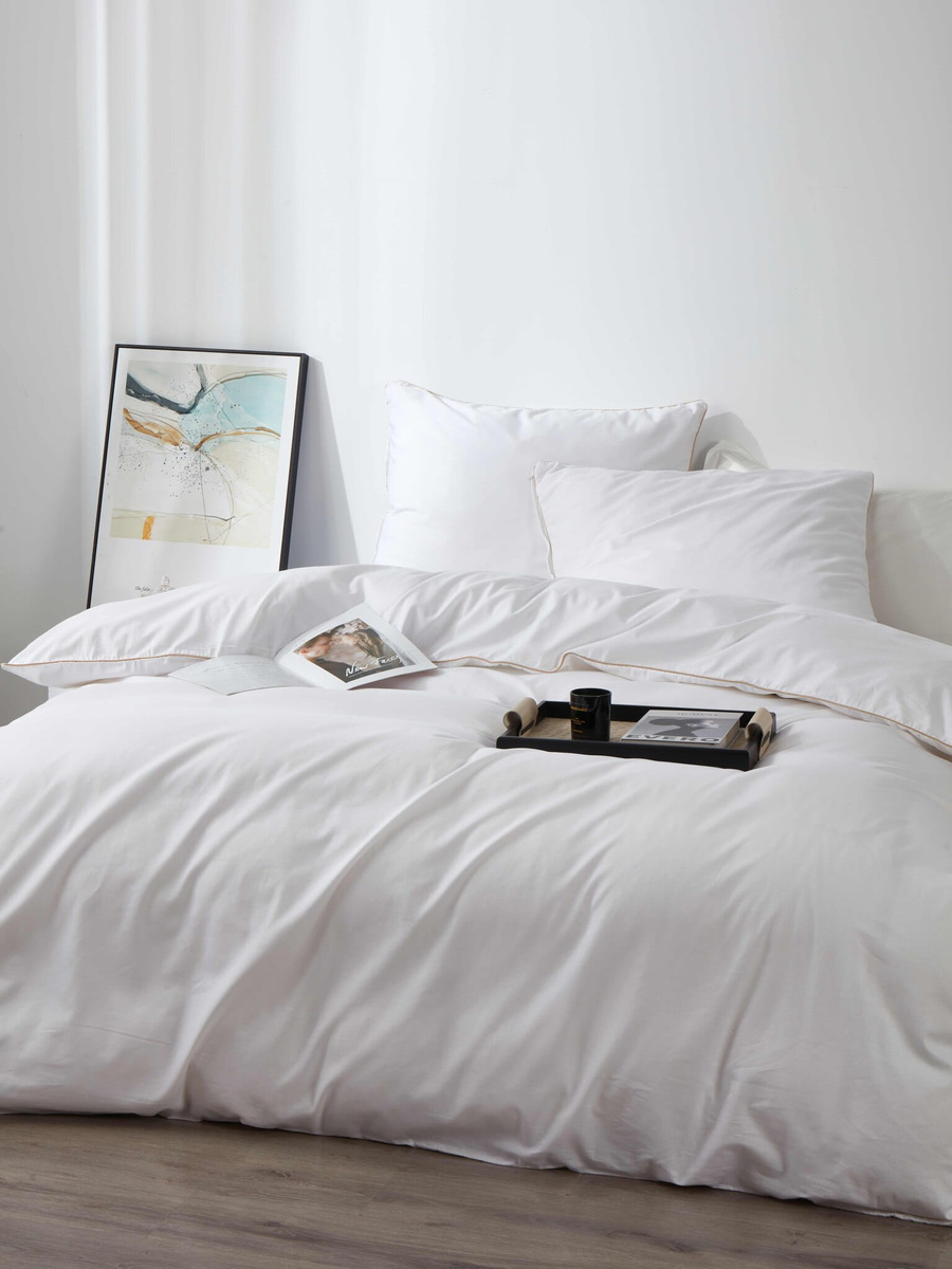 POŚCIEL SATYNA QUEEN PREMIUM biały