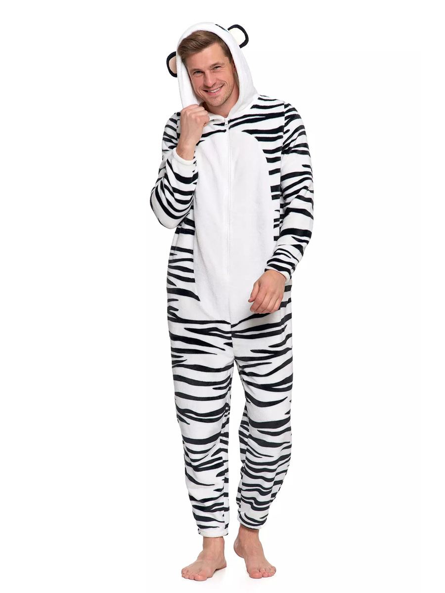 Piżama onesie zebra