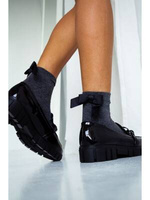 Skarpetki damskie z kokardą rypsową