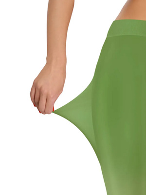 Zielone kryjące rajstopy damskie microfibra 40 DEN Hiver Sesto Senso – komfort i elegancja