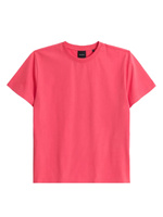 Różowy miękki T-shirt męski 100% bawełna Atlantic – idealny na każdy dzień.