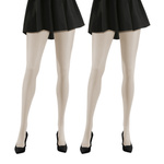 2x Rajstopy kryjące z microfibry CALDO 70DEN