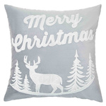 Poszewka Renifer Szara