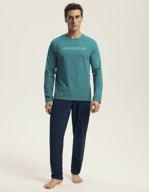 Męska piżama 43490 brown