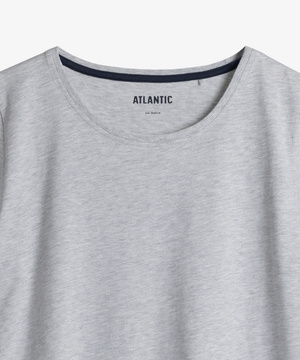 Piżama damska z krótkim rękawem 100% bawełna model NLP-471 Atlantic – komfort snu