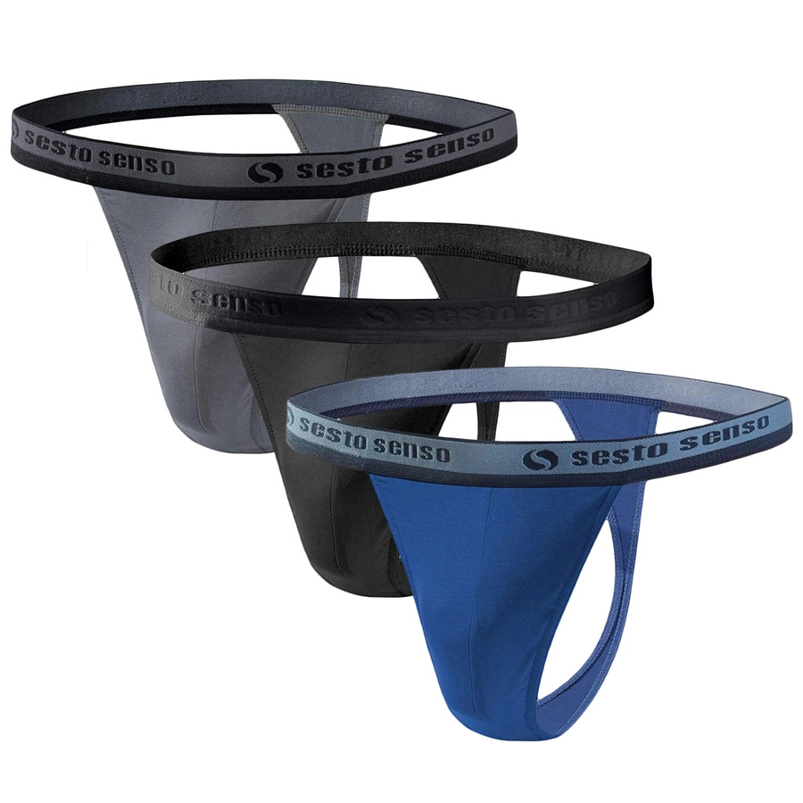 3X Stringi Męskie bawełniane typu Tanga