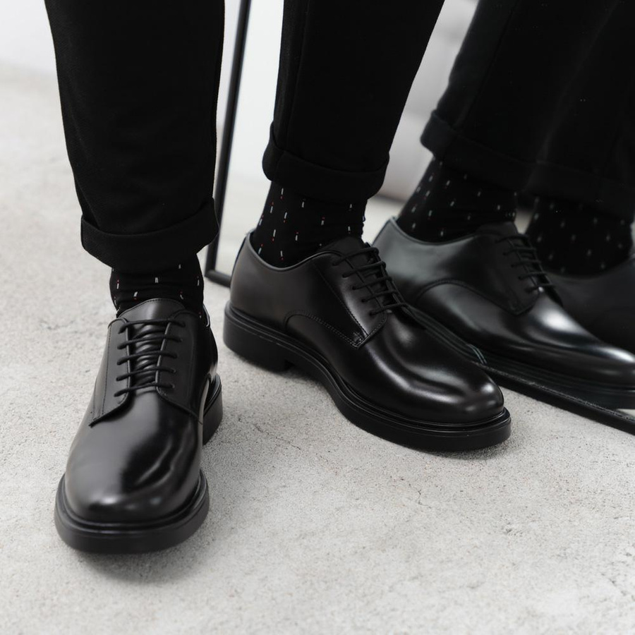 Skarpety garniturowe Wzór 122 niebieski