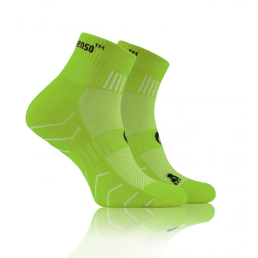 Szare oddychające skarpety męskie 88% bawełna AMZ Multicolor Sesto Senso – komfort dla biegaczy