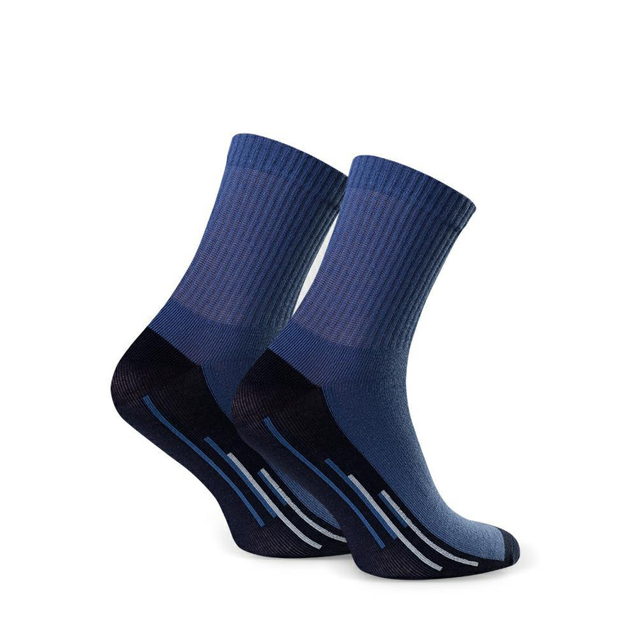 Sportowe Skarpetki Młodzieżowe Bawełniane Białe