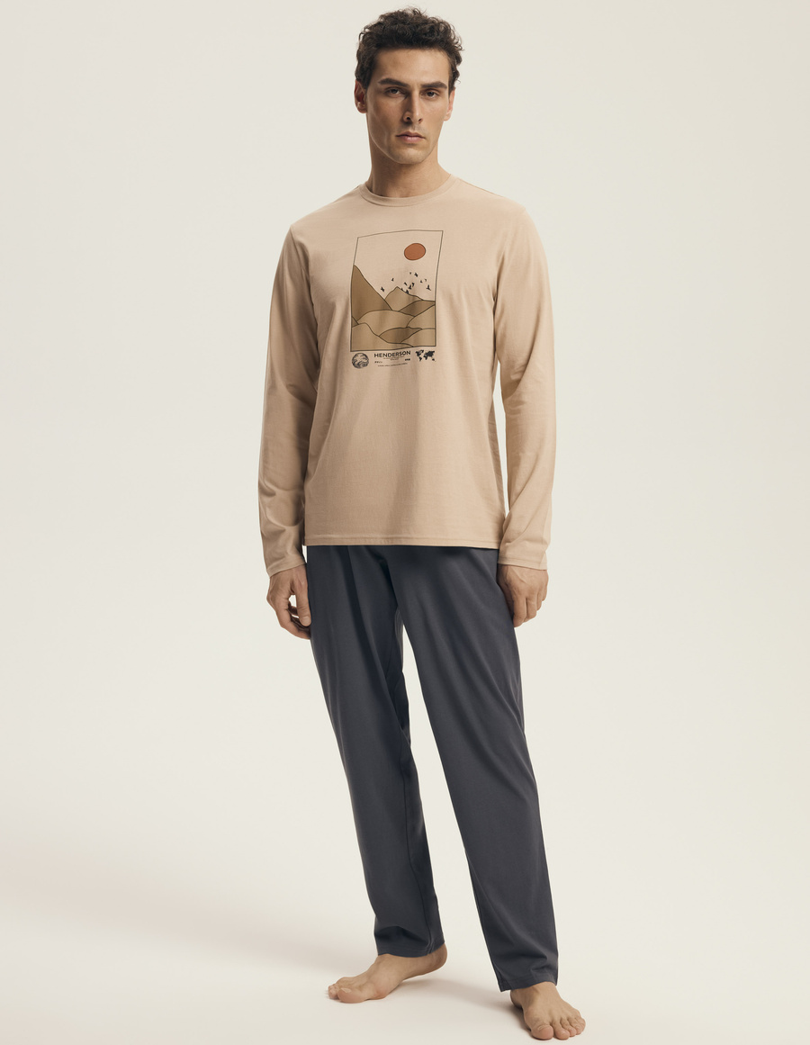 Piżama męska 43474 wheat bawełna