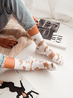 Skarpetki damskie Krówki