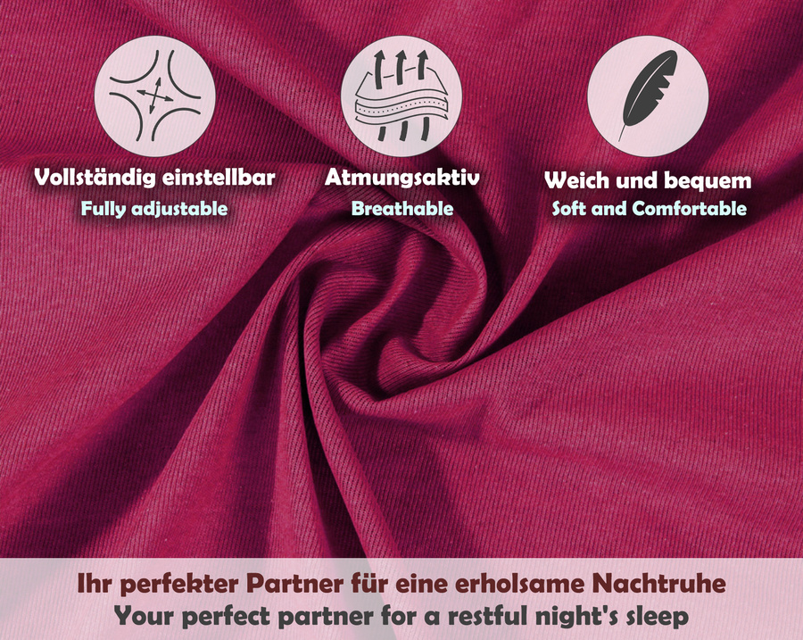 Bordowe elastyczne prześcieradło z gumką 80% bawełna Jersey Sesto Senso – komfort snu