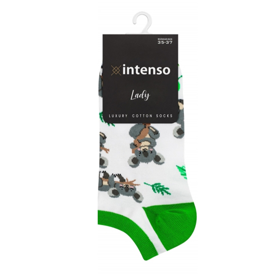 Skarpetki damskie STOPKI kolorowe zabawne Intenso 013