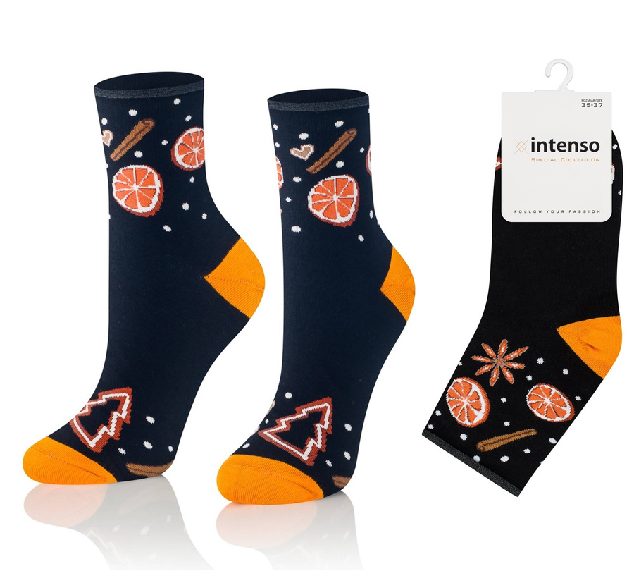 Skarpetki Świąteczne Damskie Intenso