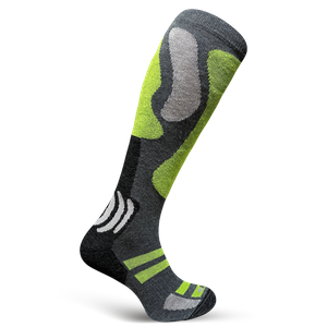 Kolorowe termoaktywne skarpety narciarskie wełniane Sesto Senso – zawsze suche stopy