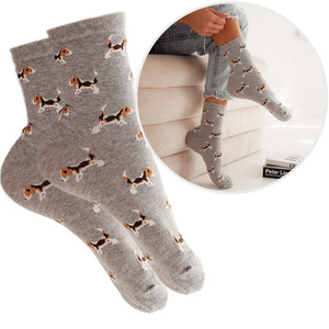 Melanżowe bawełniane skarpety damskie 75% bawełna Milena – komfort na co dzień