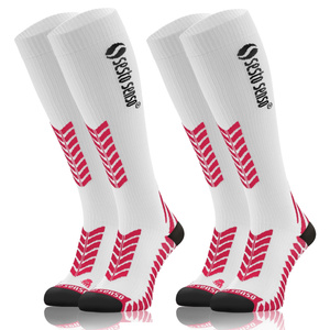 2x Sportowe KOMPRESYJNE długie skarpety do biegania