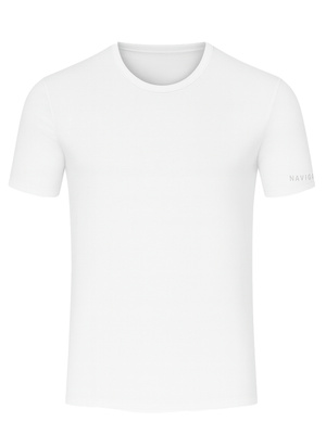 Podkoszulek Męski na Krótki Rękaw Dekold U Art. 570 Biały Navigare