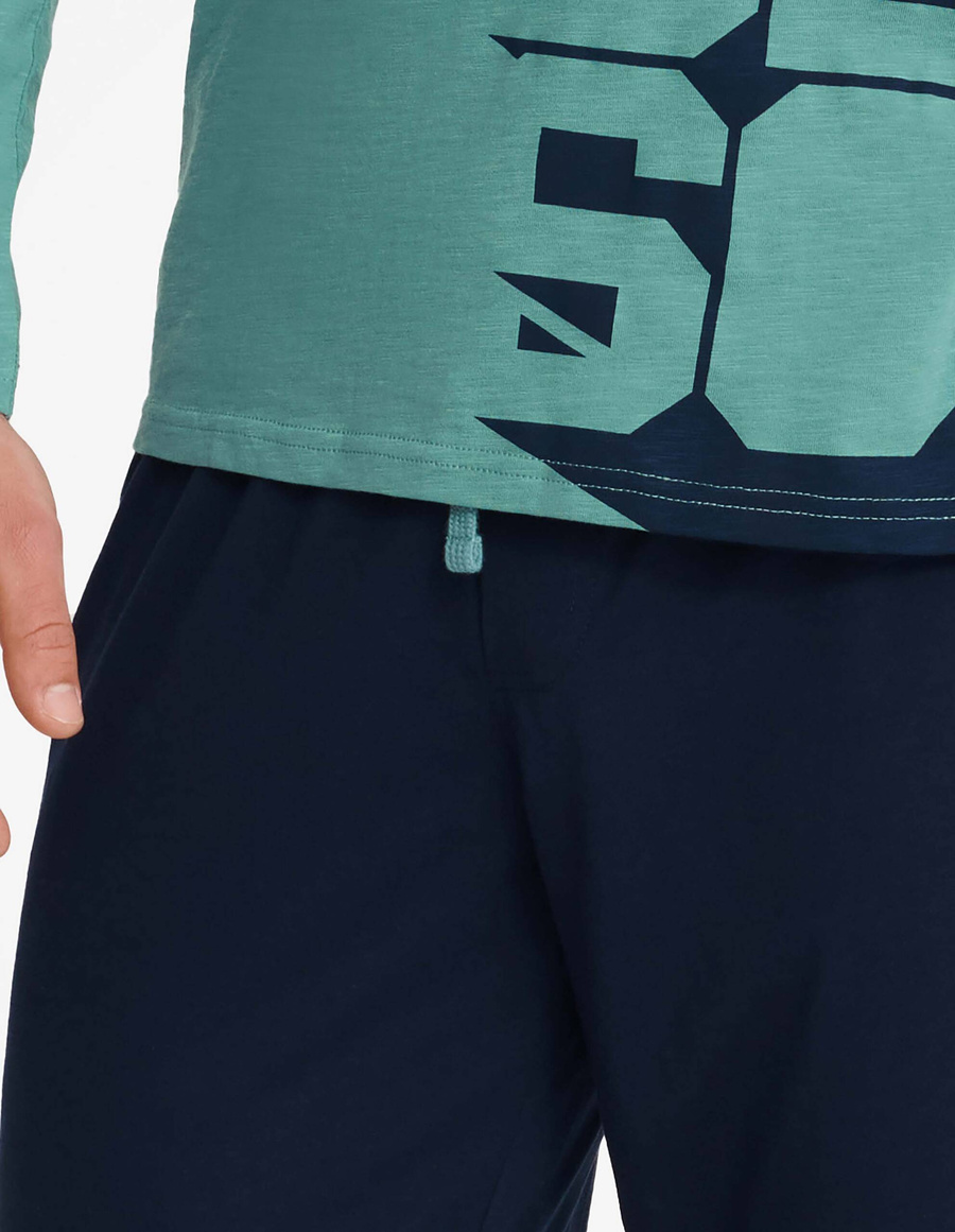 Piżama męska Influx Henderson wielokolorowa bawełniana