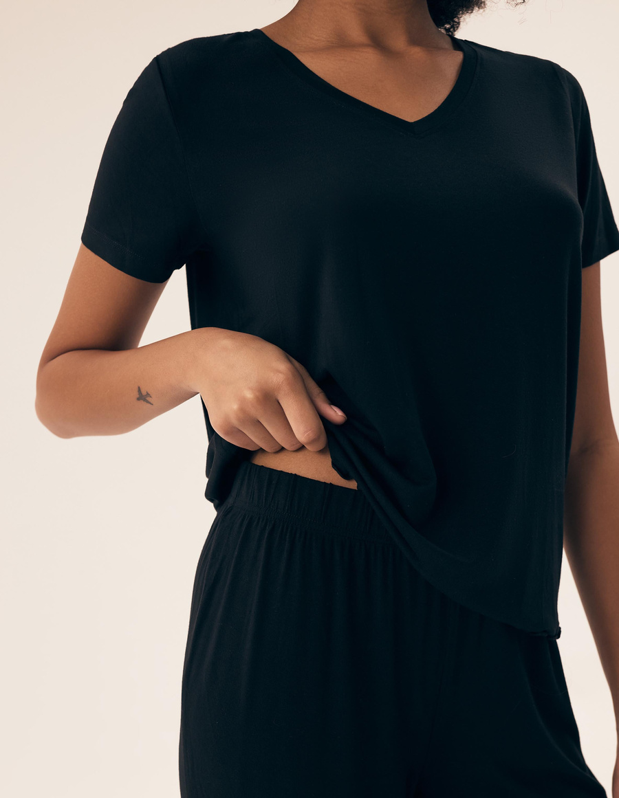 Damska piżama Henderson 43023 czarna