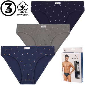 Slipy bawełniane 3-pak