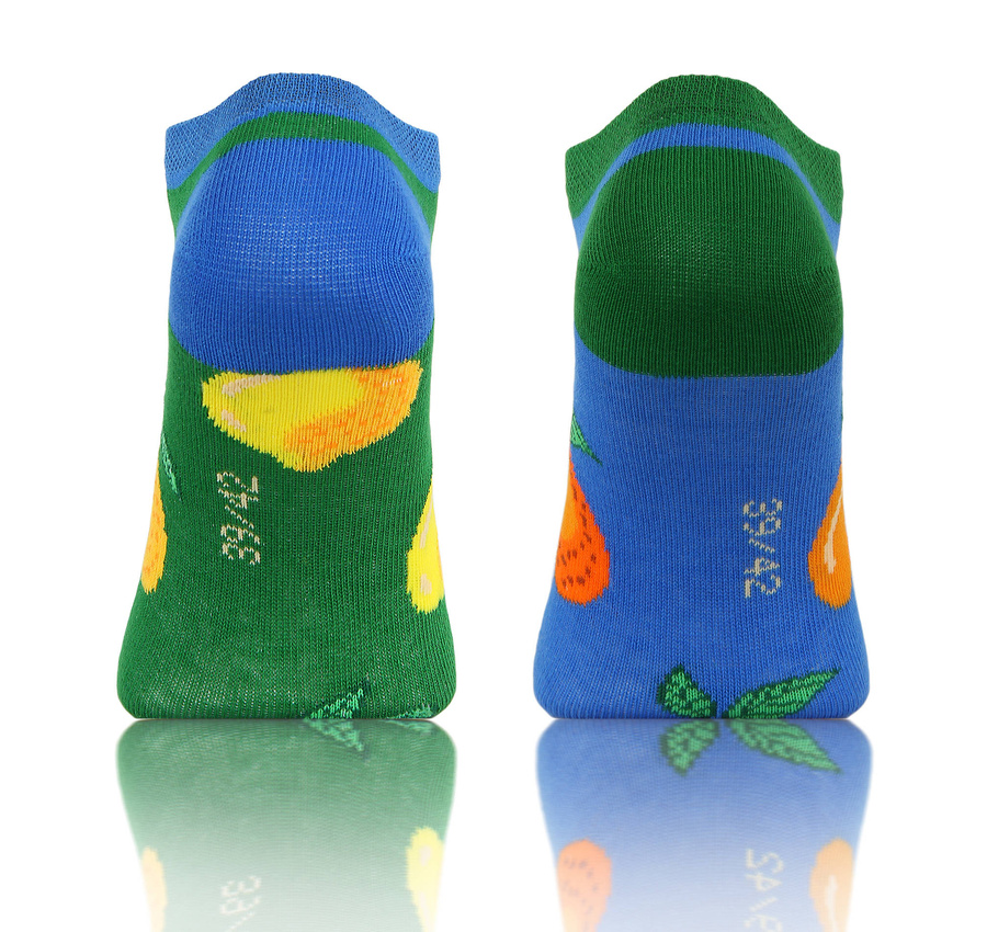 Cytrusy skarpety stopki unisex 90% bawełna Finest Cotton Sesto Senso – styl i wygoda