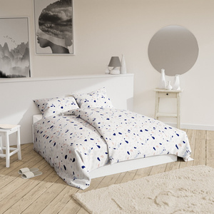 Biała pościel bawełniana damska 160x200 lastryko Spod Igły i Nitki – komfort snu.