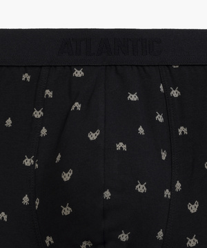 Dopasowane bokserki męskie 95% bawełna model 3MH-054 Atlantic – komfort i styl.
