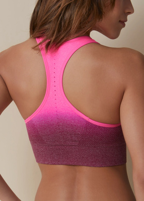 DIANA Biustonosz Sportowy, fucsia/róż