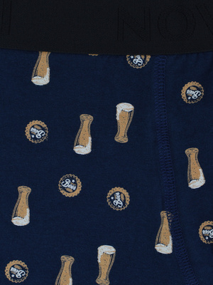 Bokserki męskie piwa granat