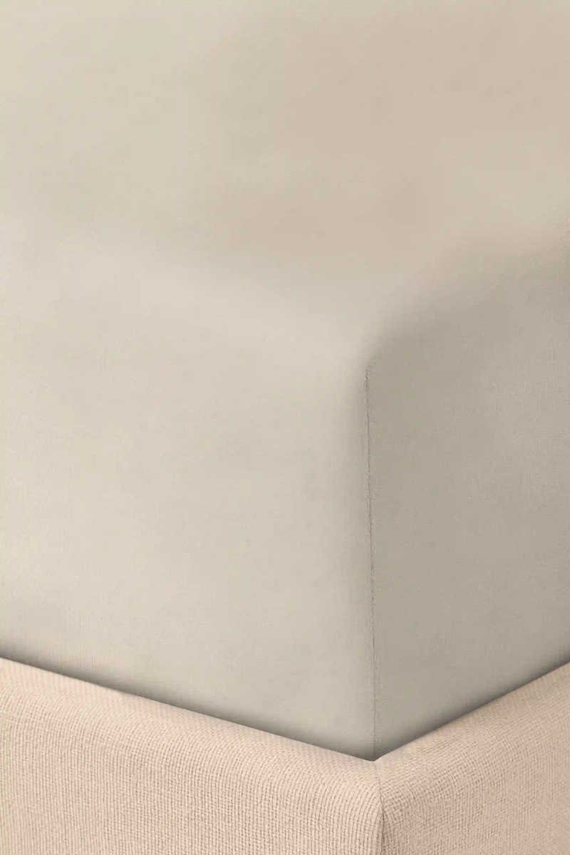 Prześcieradło Jersey Taupe Z Gumką