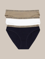 Figi damskie 36508 Mi-Mi 3-pak