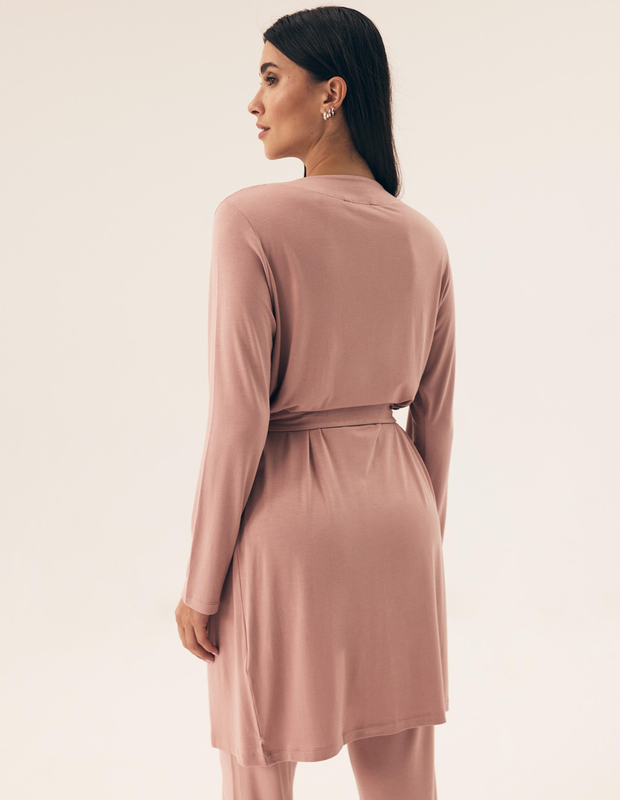 Damski szlafrok Noves 42681 light grey