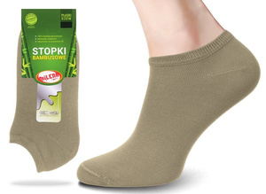 5X Skarpety stopki z przędzy bambusowej