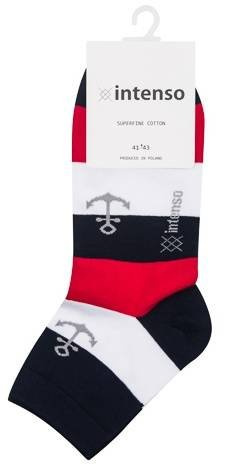 Kolorowe śmieszne SKARPETKI MĘSKIE Intenso Art. 1795