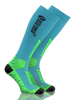 5X Sportowe kompresyjne długie skarpety dla biegaczy