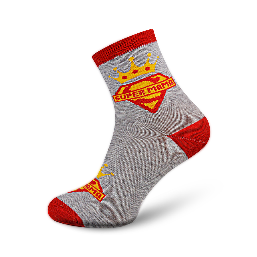 Skarpetki damskie SUPER MAMA 0200.105, Kolor Jasny Melanż, Rozmiar 37-41