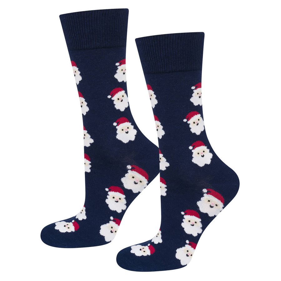 Świąteczne Skarpetki Męskie Bawełniane