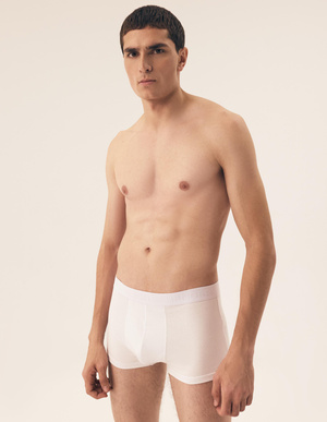 Męskie bokserki 42963 white